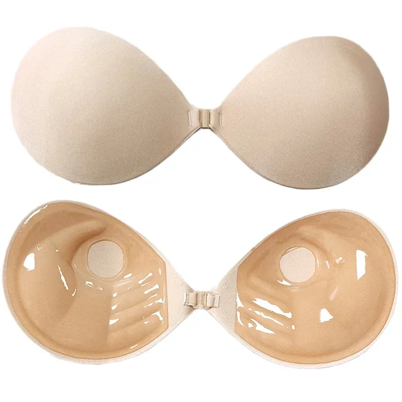 Strapless Bra Adhesive - 1/2PCS Sujetador invisible de silicona autoadhesivo