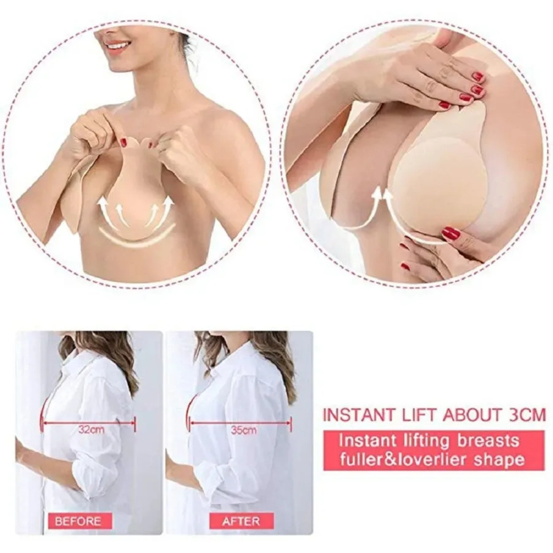 Sujetadores push-up autoadhesi - Strapless Bra Adhesive reseña y precio